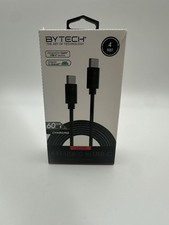 Bytech 4Ft 60W USB-C To USB-C SUPER FAST Charging And SYNC Cable