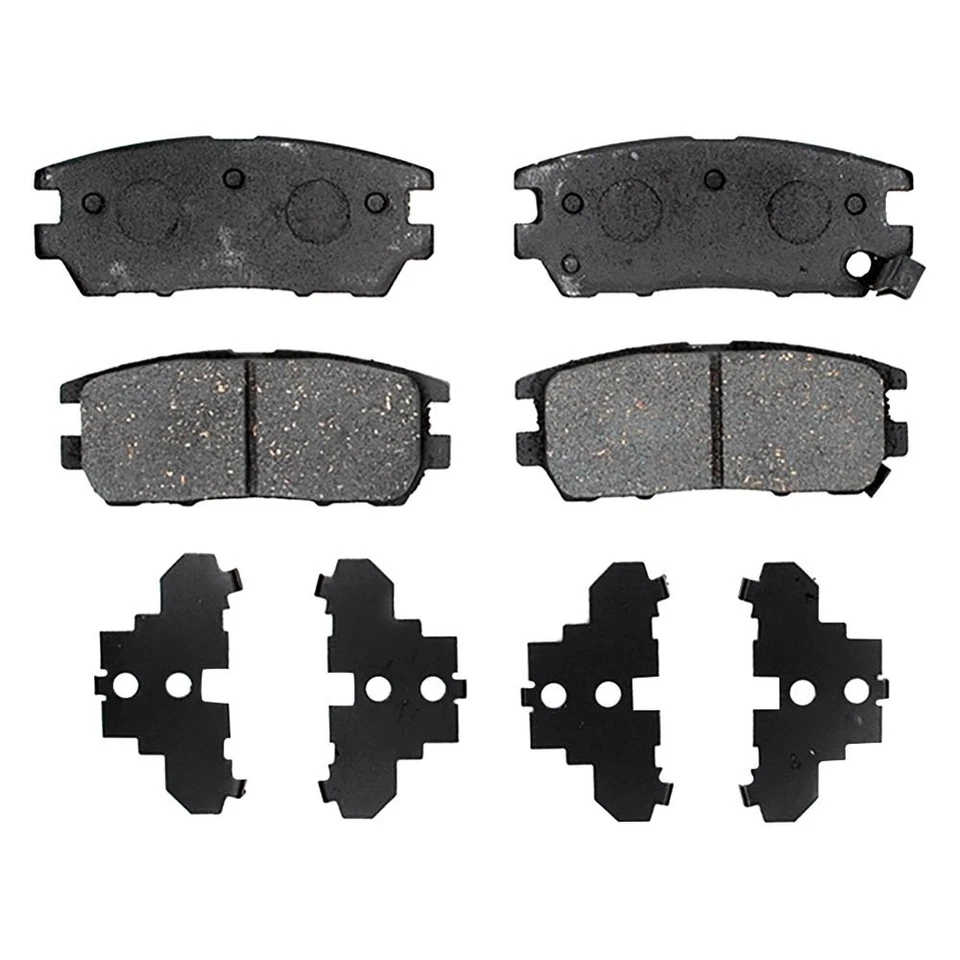 For Mitsubishi Montero 1992-2000 ACDelco Silver Ceramic Rear Disc Brake Pads Foto 2 de 3
