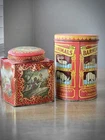 2 Vintage Empty Tins Barnum's And Daher Tea