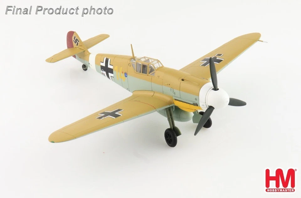 Hobby Master 1/48 HA8761 BF 109F-4 HANS-JOACHIM MARSEILLE 3./JG27 Lybia Feb 1942 - Immagine 2 di 4