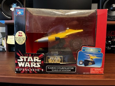 Star Wars Naboo Starfighter Wake Up System Alarm Clock Episode 1 NIB