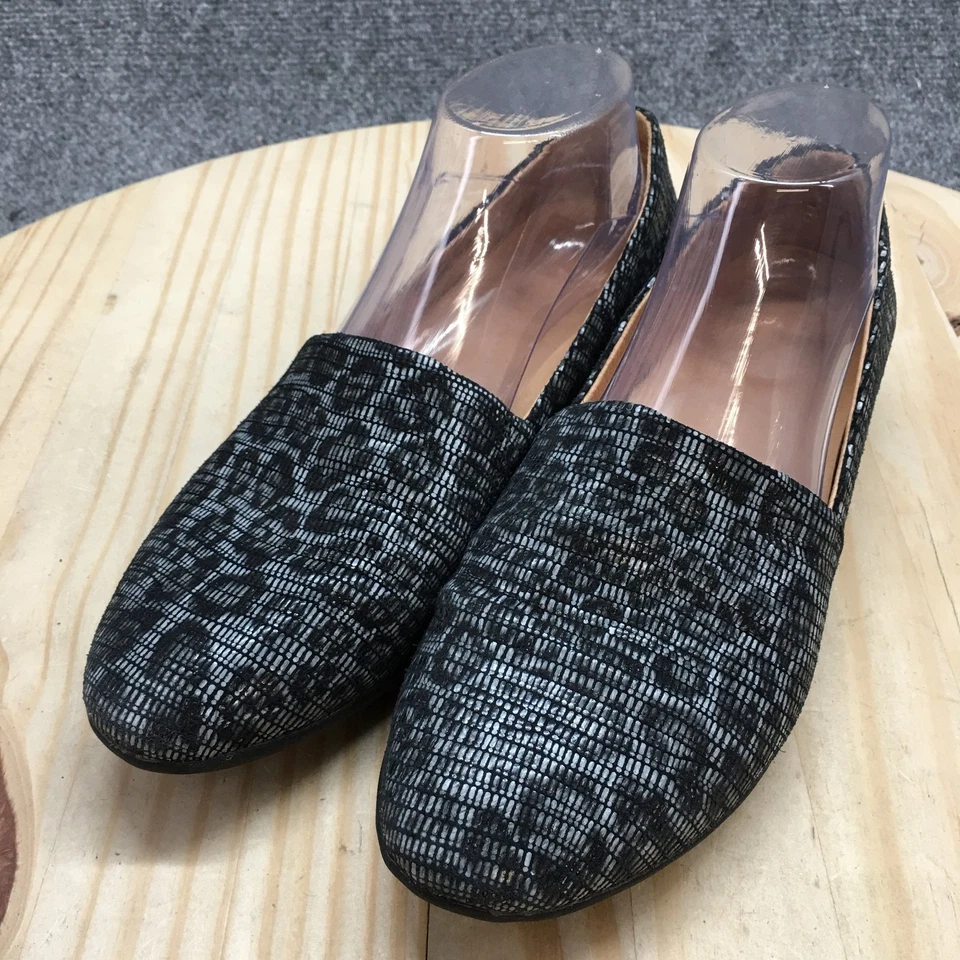 Zapatos Dansko Mujer 38 Gris Larisa Leopardo Sin Cordones Planos Cuero 2036910200 Foto 3 de 4