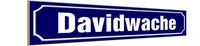 Holzschild 10X46 Cm Davidwache Hamburg StraßE Stadt Deko Geschenk Holz Schild