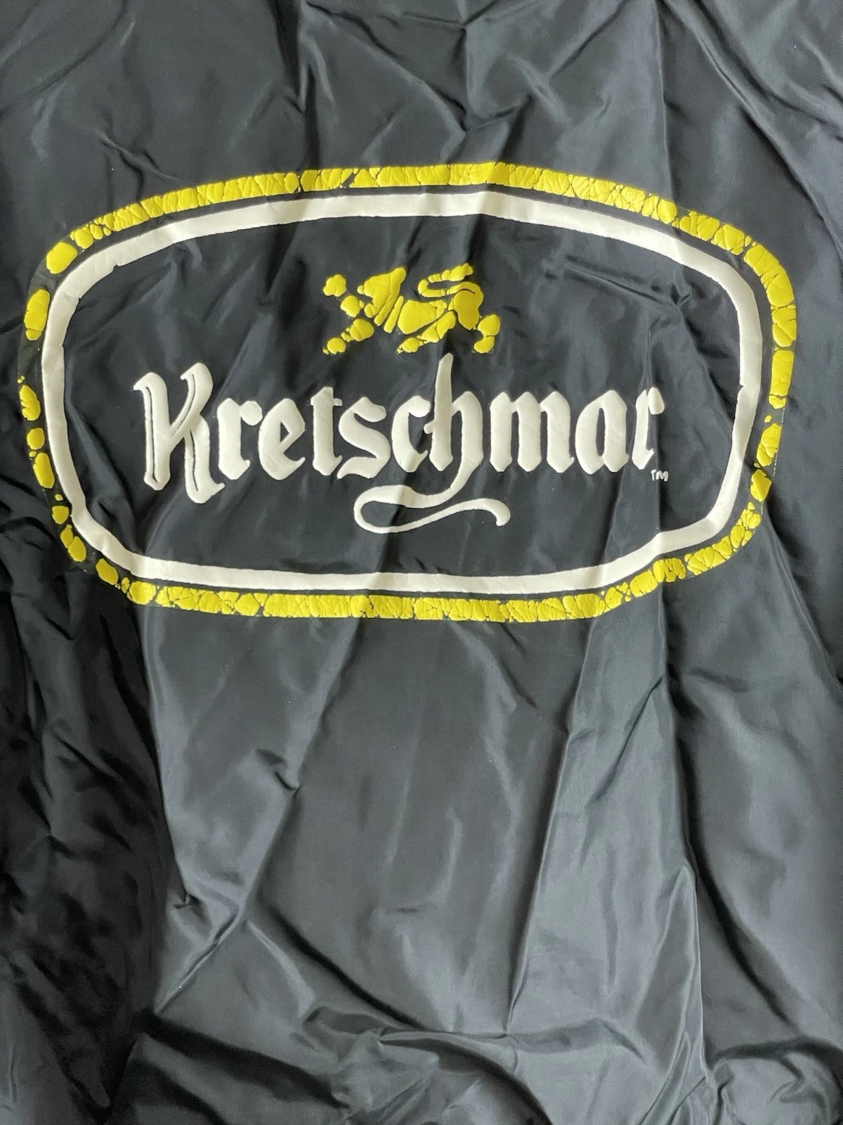 Pla-Jac By Dunbrooke Vintage Satin Jacket Kretschmar Deli Adult Large Black - product detail image 5