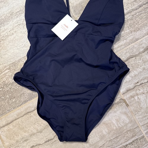 Nuevo con etiquetas Traje de baño Andie de una pieza azul marino talla mediana - Imagen 4 de 11