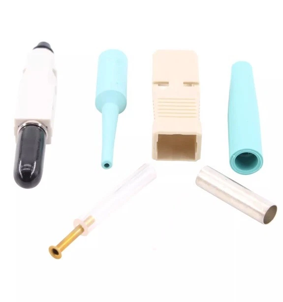 TE Connectivity 6588291-2 Lightcrimp Fiber Optic Connector OM3 SC MM 50UM - Image 2 of 4