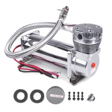 Air Suspension Compressor 3/8 NPT 200 PSI Heavy Duty Air Train Horn 12V