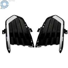 Front Bumper Fog Lights Lamps Cover For Cadillac XT5 2017-2019 Left+Right Side