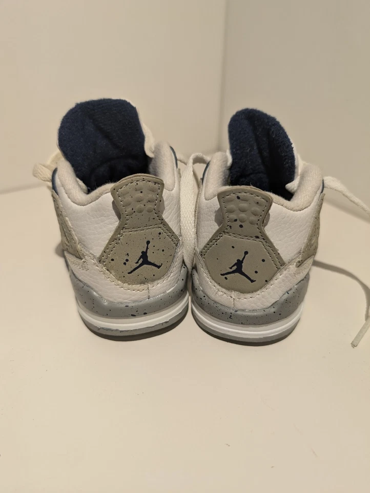 Nike Jordan 4 Midnight Navy Sz 4c Without Box, Beautiful Shoe - Изображение 3 из 4