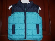  NWT Gymboree Boys Size 6-12 months Navy  Blue Puffer Vest Jacket Nylon