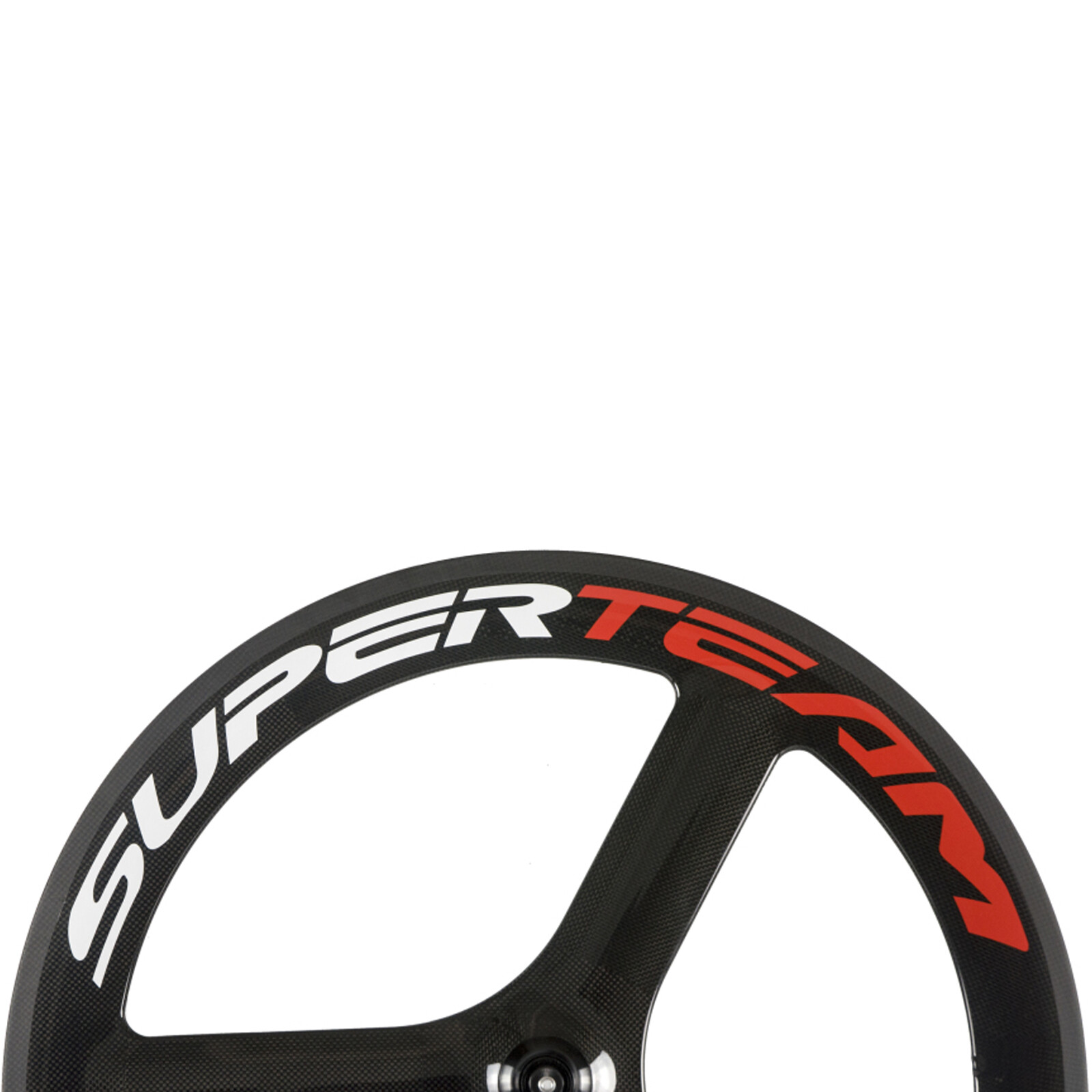 700C Tri Spoke Carbon Wheelset Front Road Bicycle Wheel Superteam Clincher Wheel