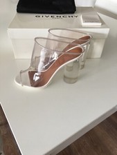 NWT GIVENCHY PVC PLEXIGLAS TRANSPARENT MULE H...