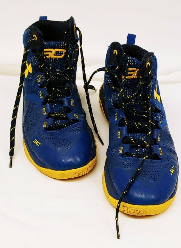 blue stephen curry shoes