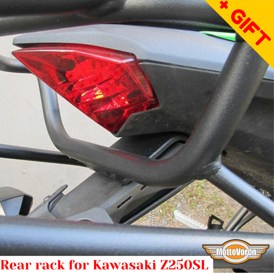 For Kawasaki Z250SL rear rack Z250 SL Kawasaki rear luggage rack, Bonus ...
