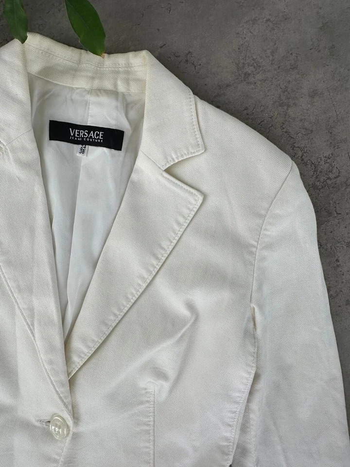 Versace Vintage Blazer Jacket Women`s Size 38 - Image 4 of 4