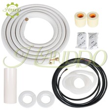 16 FT Install Kit For Mini Split Heat Pump Systems 1/4 Inch - 3/8 Inch Dia.
