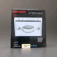 Briloner 7215-019 Alu Led Einbaustrahler Spot 5W 400Lm 3000K Warmweiß 85Mm IP44