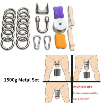 Heavy Ball Stretcher Weight Stainless Steel Enhancer Chastity Ring Male Trainer