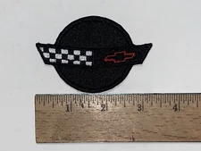 CUSTOM MADE Embroidered C4 corvette Iron On and/or Sew On Patch