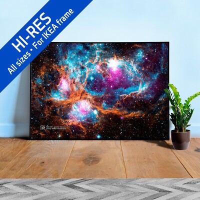 Lobster Nebula, NGC 6357, NASA Hubble Space Telescope   Hi-Res space poster