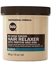 TCB No Base Hair Relaxer with Protein and Super 15.oz