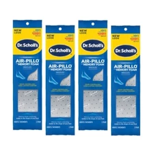 4 Pack - Dr. Scholl's Double Air-Pillo Insoles Men's or Women's 1 Pair Each
