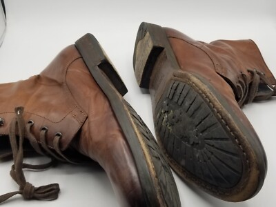 To Boot New York Adam Derrick brown leather lace up boots  display picture 2