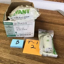 Lot Of 9 BRYANT TECH - SPEC - CONNECTOR - P/N 5469N - 20 AMPS, 250 VOLTS