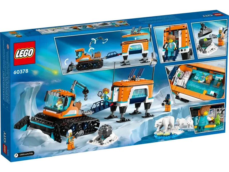 Lego Arctic Explorer Truck and Mobile Lab 60378 City Minifigure