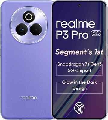 realme P3 Pro 5G Factory Unlocked Dual SIM 8GB RAM 128 GB ROM-PURPLE