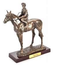 Nijinsky 1967-1992 Thoroughbred - ATL-4652-109 - Bronze Finish Resin Statue
