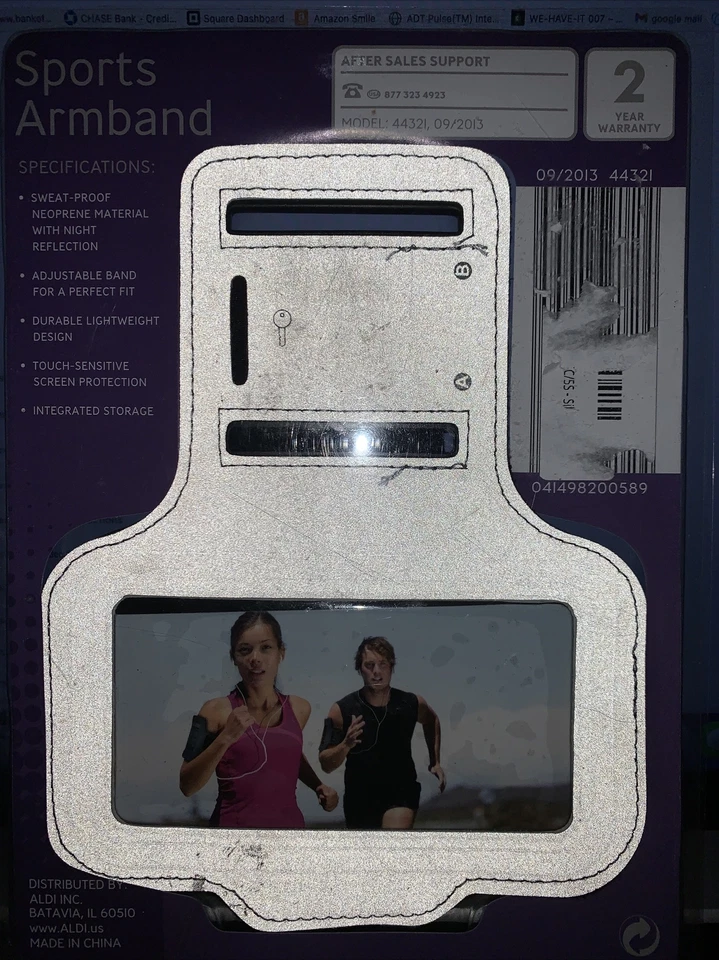 Brazalete deportivo grúa iPhone 5 a prueba de sudor se adapta a iPhone 5 5C 5S NITB  Foto 3 de 3