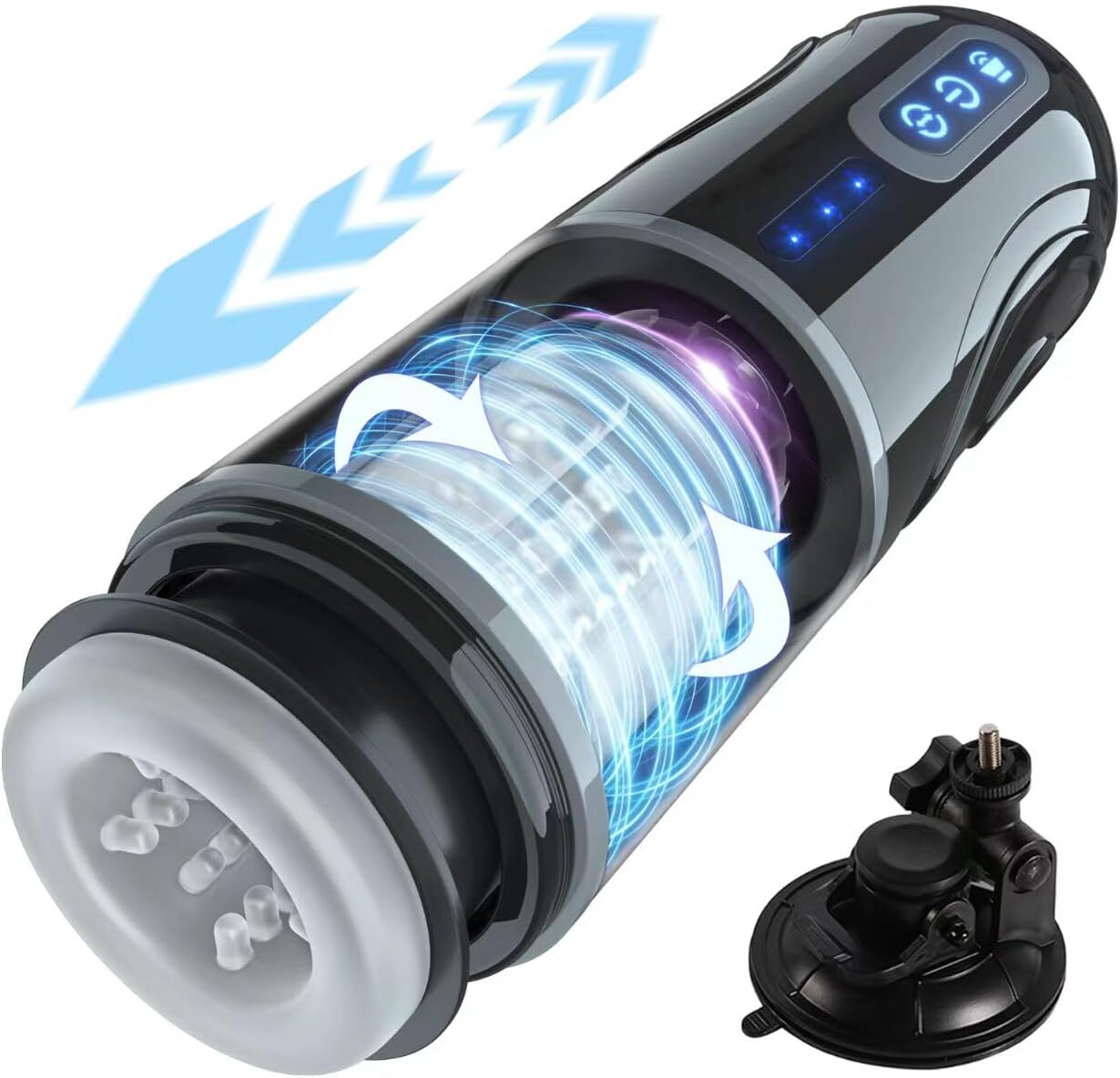 Masturbieren für Männer Elektrische cup-Masturbatoren Elektrischer Handfrei Male