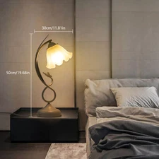Desk Decorative Lamp Free Standing Table-Lamp Bedside Flower Shaped Reading Lamp