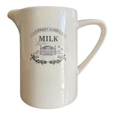Vintage Sweet Home Milk Pitcher 5 1/4 inch
