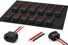 10PCS USB Type C Female 2 Pin Charging Socket Connector Jack DIY Repair Port