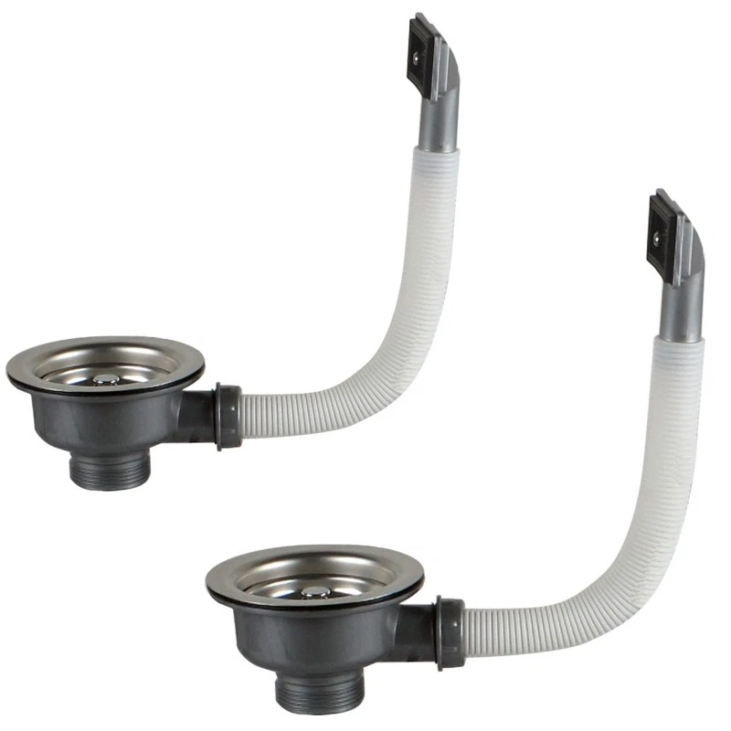 Sink Drain Filter Sink Basket Strainer with Overflow Hose for Bathroom Kitchen
Opens in a new window