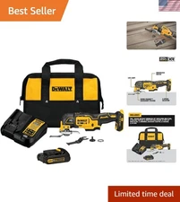 20V MAX XR Cordless Oscillating Tool Kit - Powerful 3-Speed Brushless Design