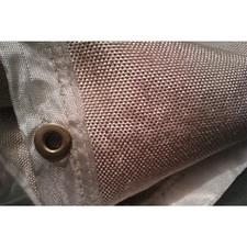 GRAINGER APPROVED 22RN95 Welding Blanket,8 ft W,8 ft L,Tan 22RN95