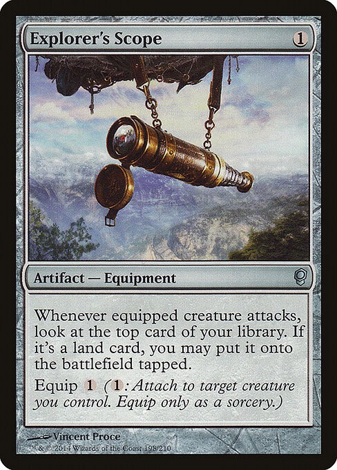 Explorer's Scope NonFoil Conspiracy 198 NM MTG