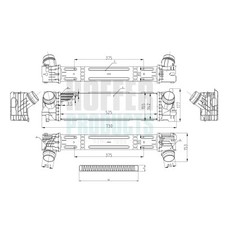 HOFFER Ladeluftkühler BMW 2,0 17518592701