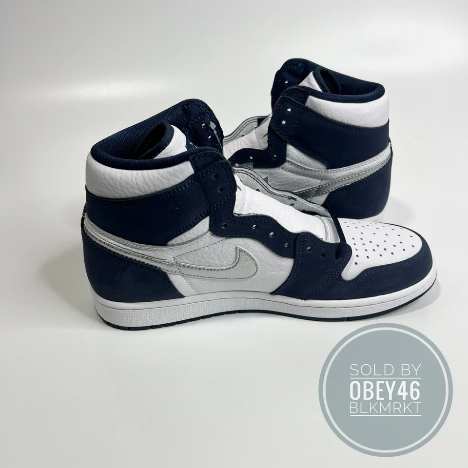 Air Jordan 1 Retro Alto OG CO JP Midnight Navy DC1788-100 Talla 9 Foto 4 de 4