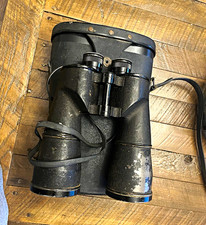 1944 Bausch & Lomb Mark 37 9x63 U.S Navy WW2 Binoculars w/ Case