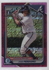 2024 Bowman Chrome Prospects Fuchsia Shimmer Refractor /199 Jose Perdomo 7c7