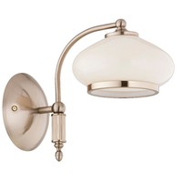 Wandleuchte Wohnzimmer Metall Gold Glas Modern E27 B:20 Cm Wandlampe Flur