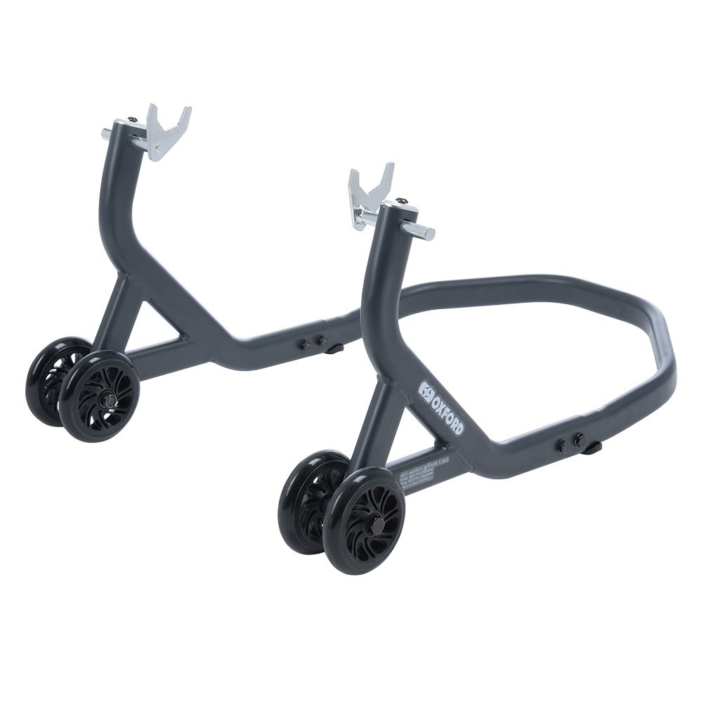 Oxford Zero-G Motorcycle Rear Paddock Stand - Durable Steel, Large Stable Wheels - Image 5