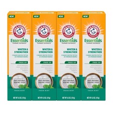 ARM HAMMER Essentials Whiten Strengthen Fluoride Toothpaste-4 Pack of...