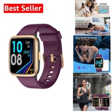 Stylish 50m Waterproof Smart Watch: Blood Pressure, Activity Sleep Tracker