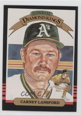 1985 Donruss Diamond Kings Carney Lansford #8 0a5