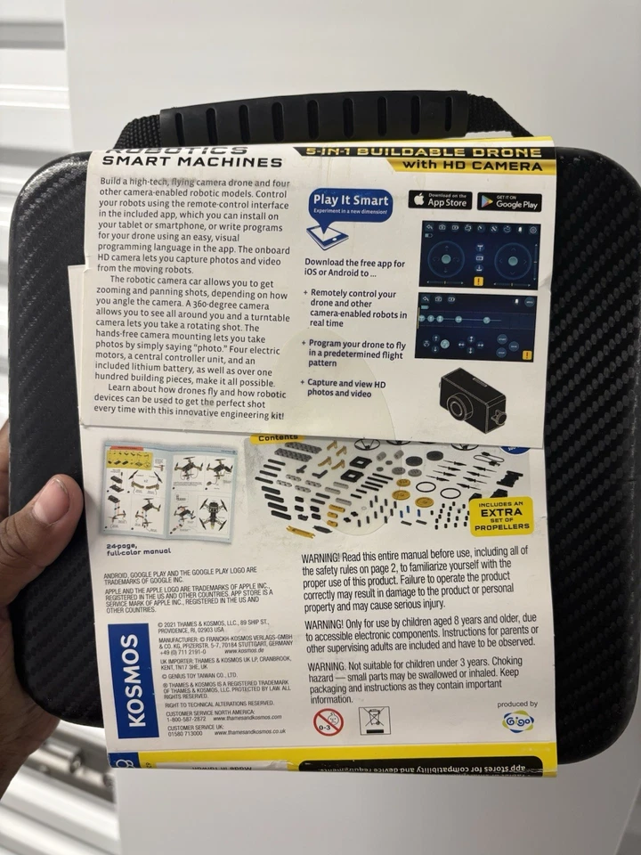 Thames & Kosmos Robotics: Smart Machine 5-In-1 Buildable Drone with HD Camera - Image 2 of 2